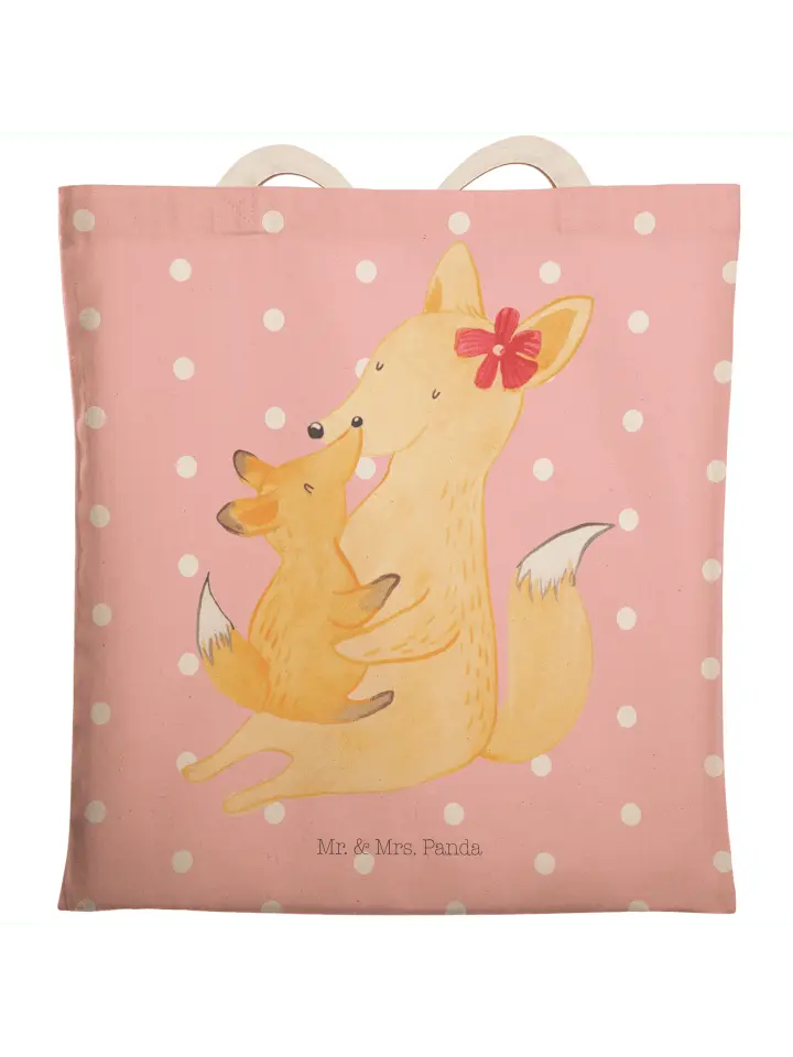 

Шоппер Mr. & Mrs. Panda, цвет rot pastell