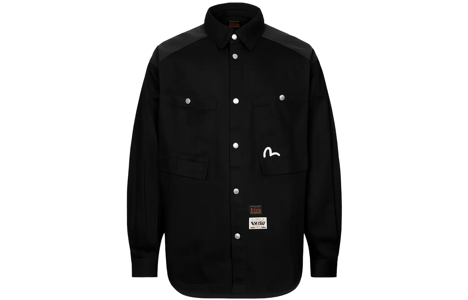 

Рубашка мужская черная Evisu, черный