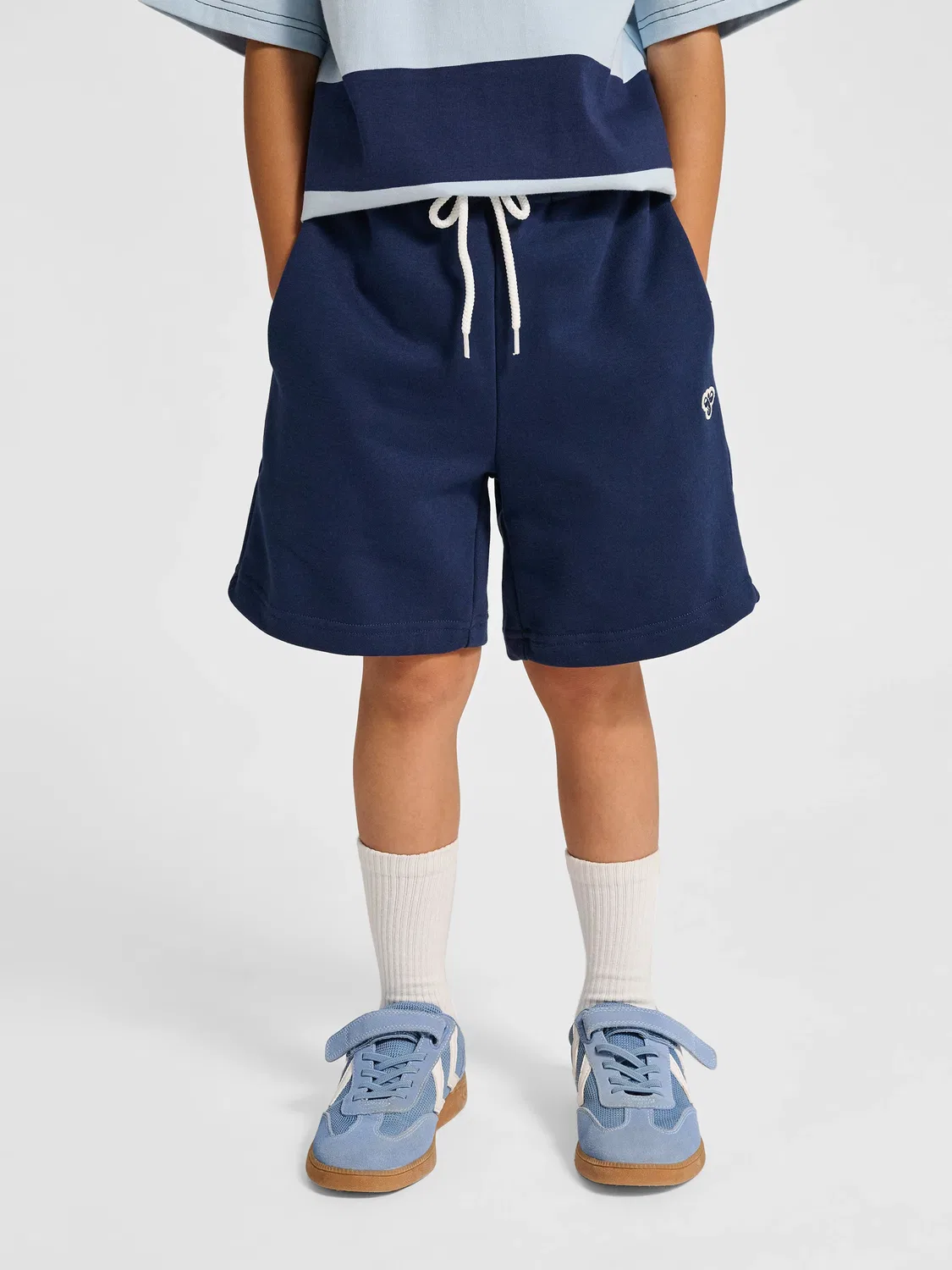Джоггеры детские свободные, Hummel, dress blues