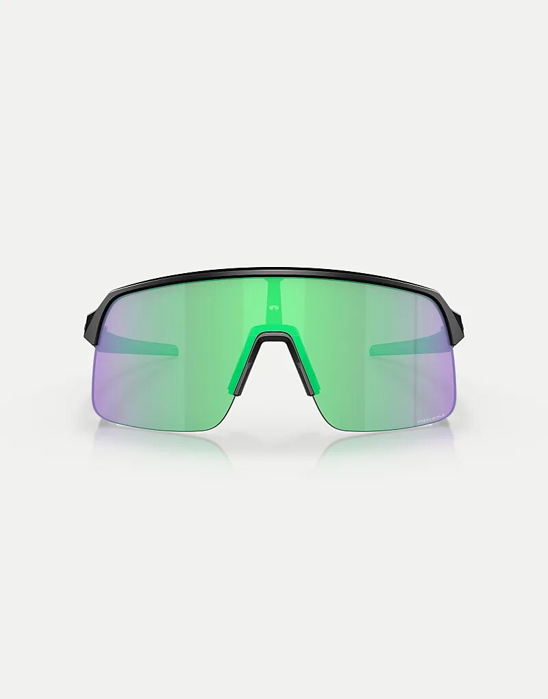 

Солнцезащитные очки Oakley Sutro Lite Shield с зелеными зеркальными линзами матово-черного цвета