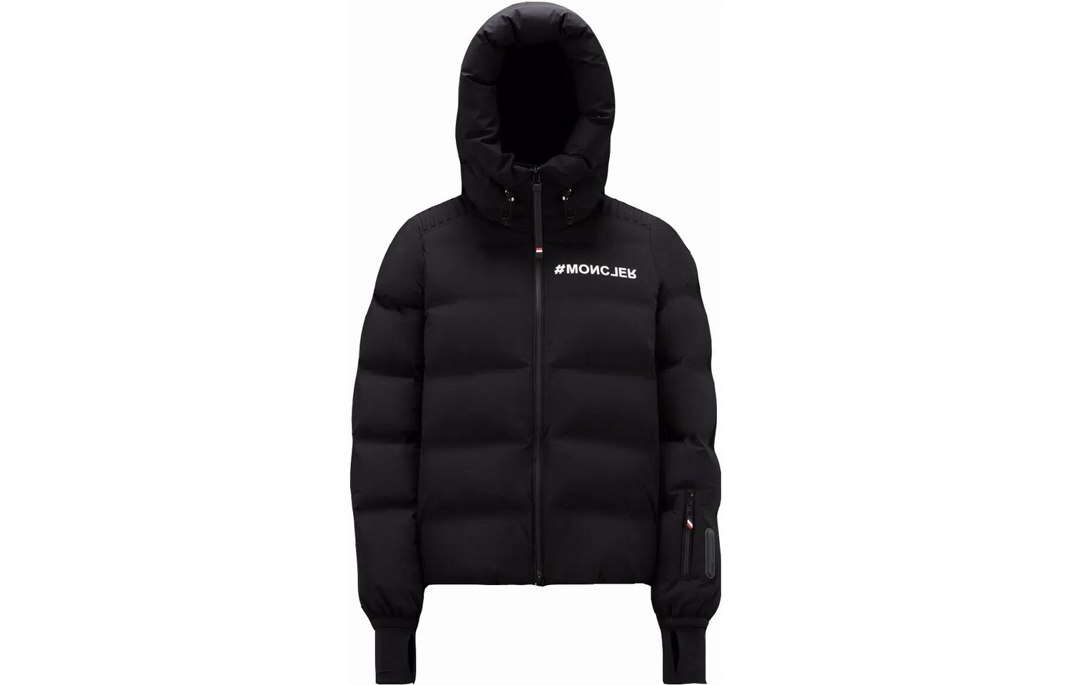 

Пуховик женский черный Moncler