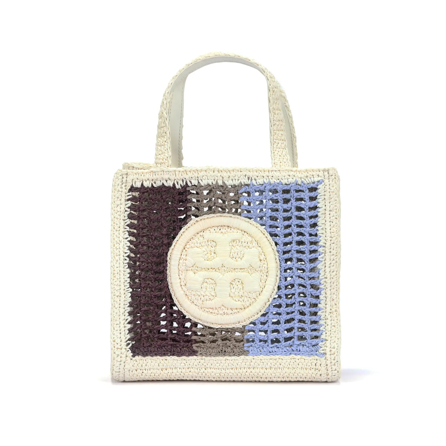 

TORY BURCH Миниатюрная женская сумка из растительного материала Элла Мультиколор