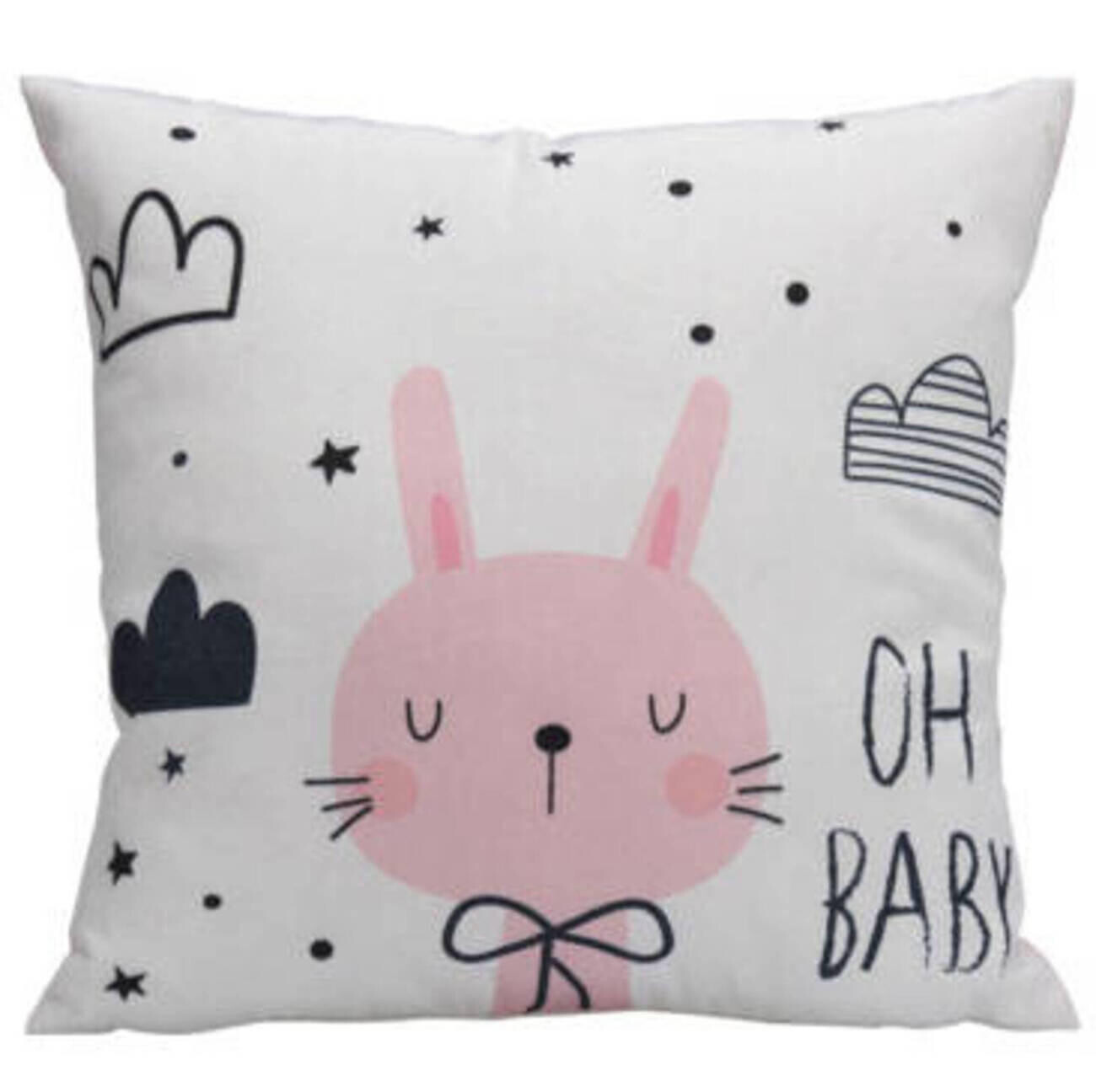 

Подушка чехол rawr Home Styling Collection, розовый