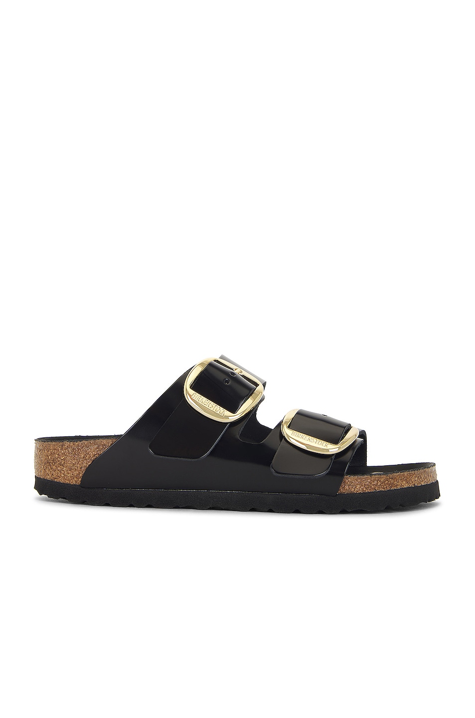 Arizona Big Buckle Сандалии Birkenstock, High Shine Black