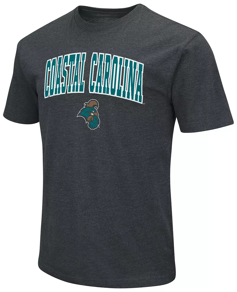 

Мужская черная футболка Colosseum Coastal Carolina Chanticleers