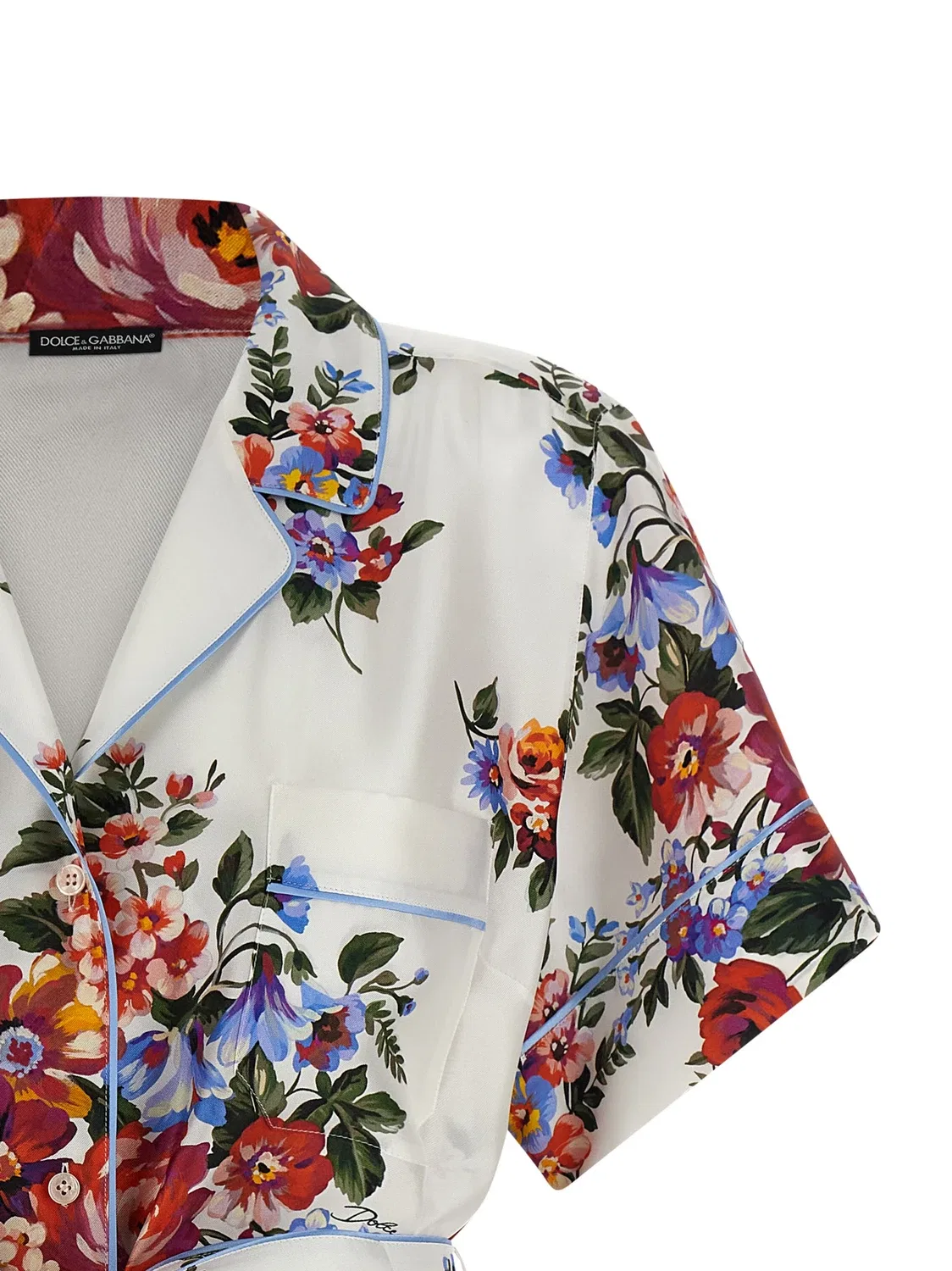 Рубашка «Тщеславие» DOLCE & GABBANA, белый — фото 3