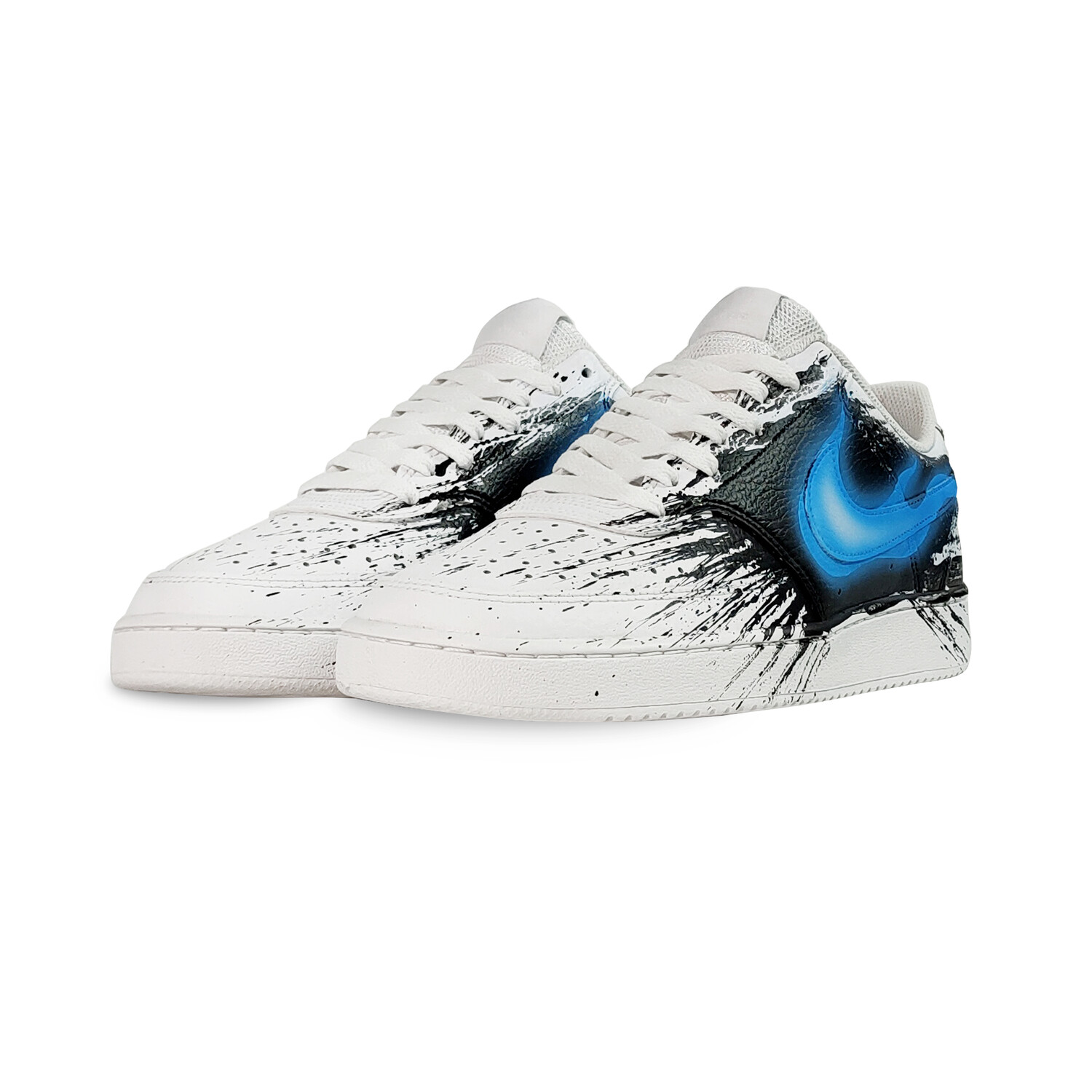 Кроссовки Nike Skateboard Shoes Men Low-Top Black/Gray — фото 2