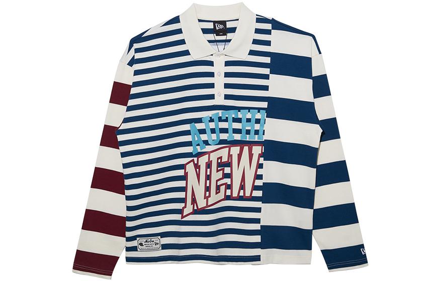 

New Era Унисекс поло синего цвета