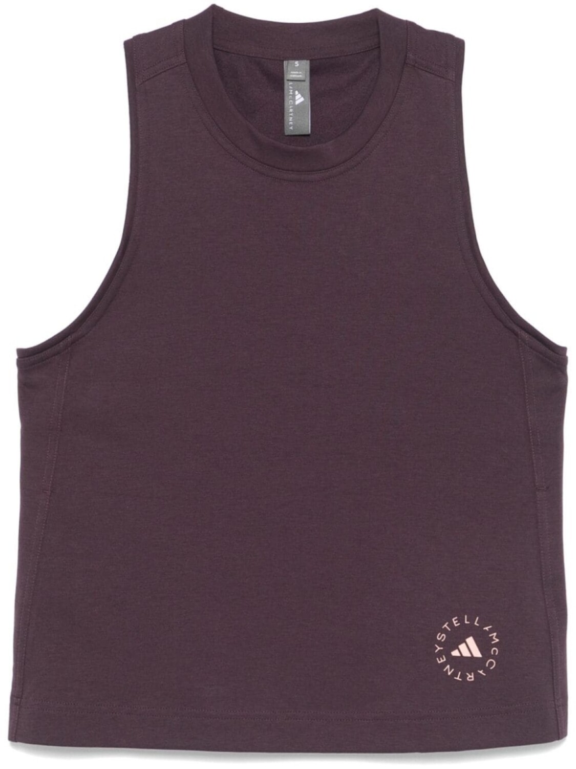 

Adidas by Stella McCartney топ с логотипом, фиолетовый
