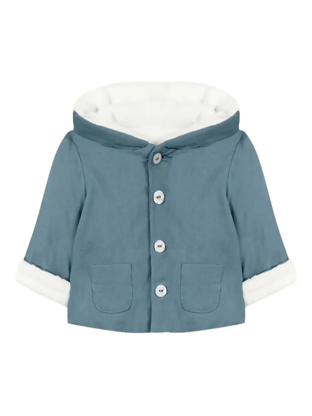 

Куртка с капюшоном и помпонами Tartine Et Chocolat, синий