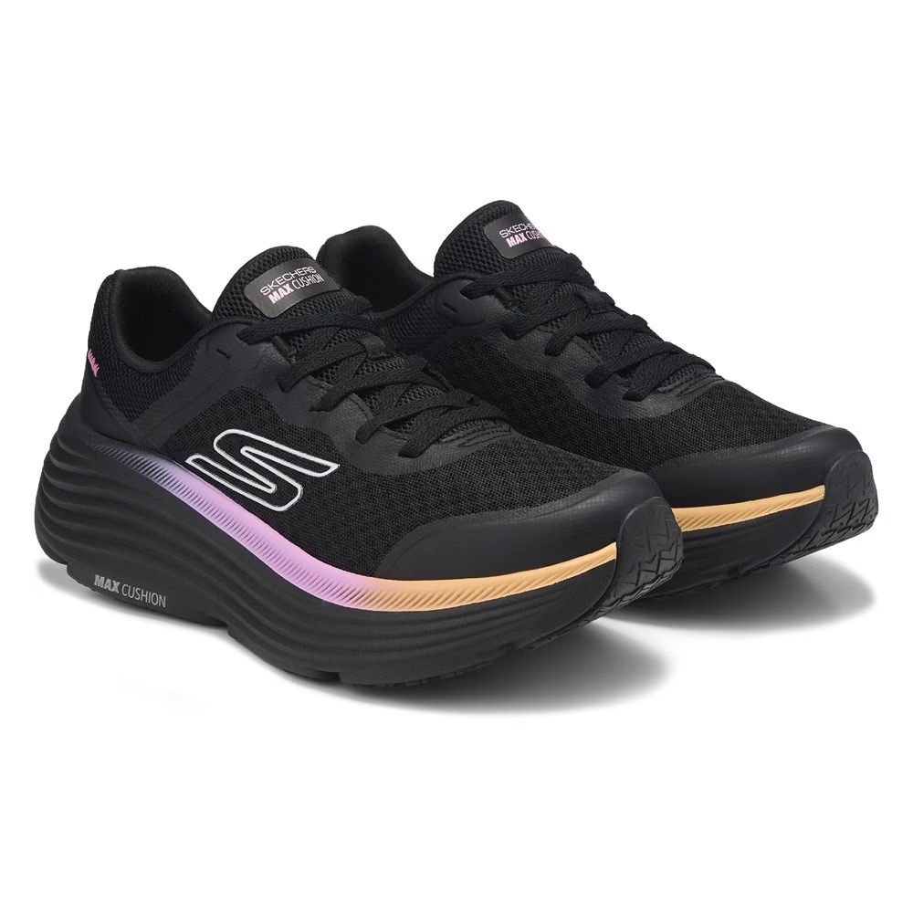Туфли для ходьбы с максимальной амортизацией Skechers Endeavour, черный/розовый