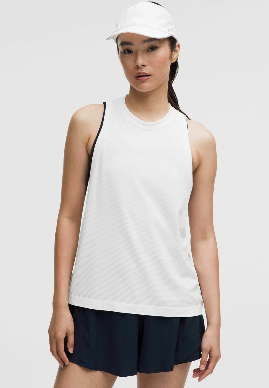 

Топ lululemon Swiftly Relaxed Tank, White White/White