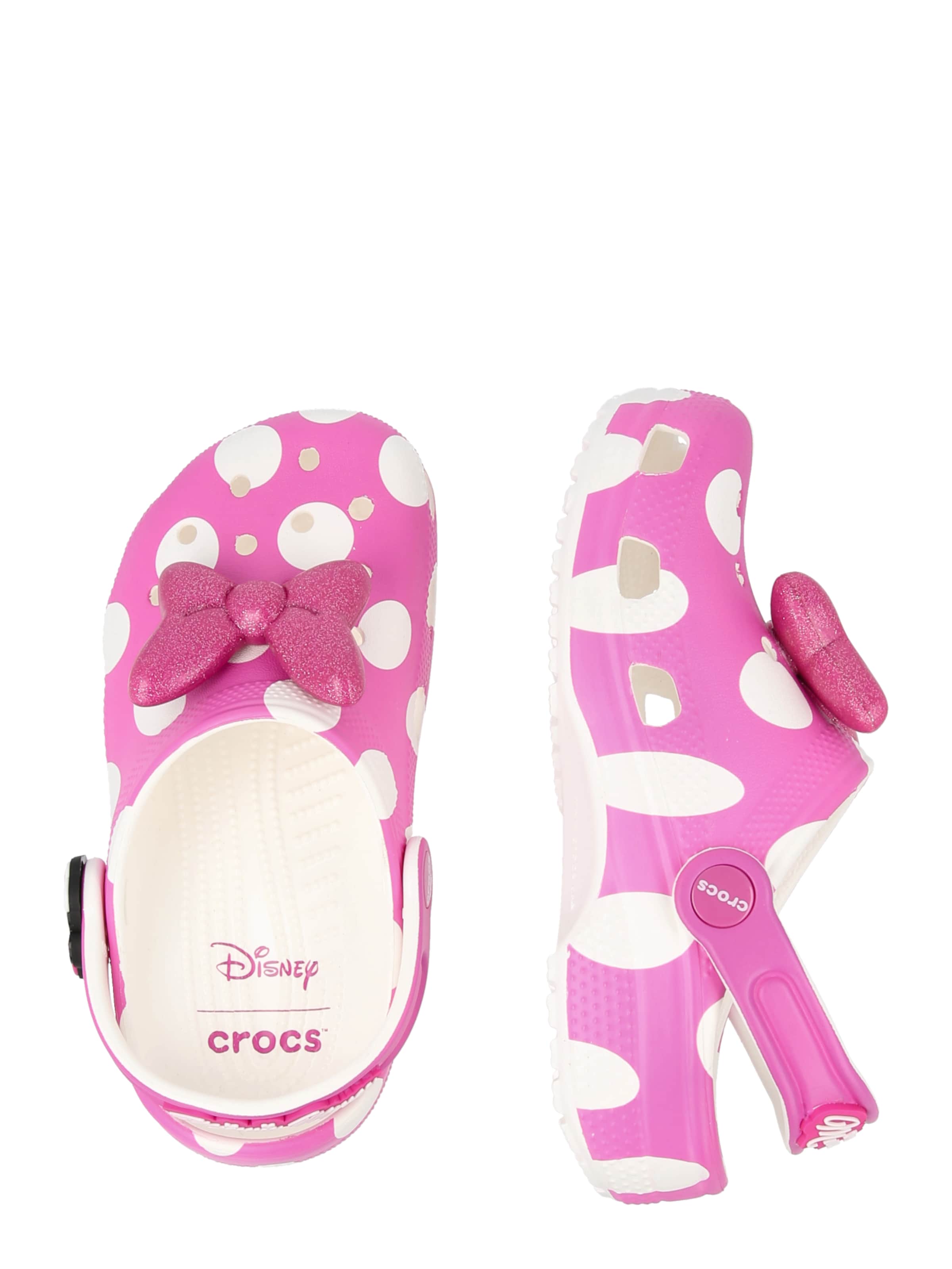 Crocs Сандалии 'Minnie Mouse Cls' в розовом цвете — фото 2