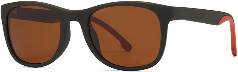 

Солнцезащитные очки с защитой от УФ-излучения UV400 | Овальная оправа, линзы конфетного цвета | Для женщин и мужчин, для занятий спортом на открытом воздухе и вождения DSVIGF, Coffee