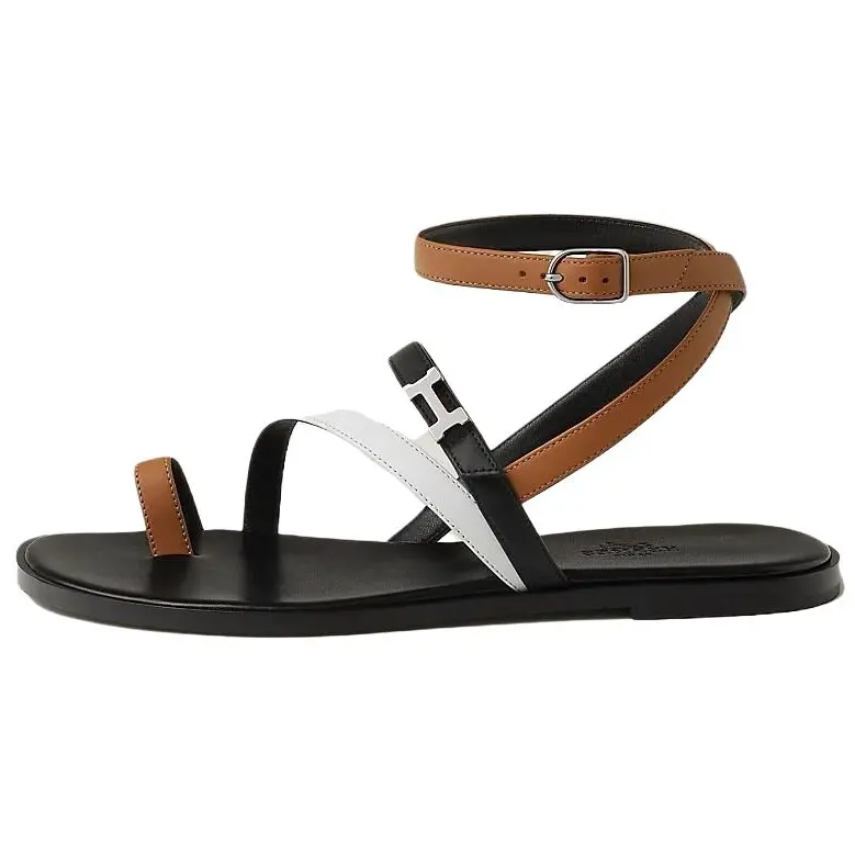 HERMES Сандалии Harmonie One Strap, женские, черные