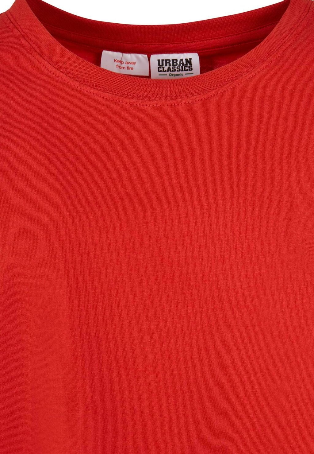 Базовая футболка Extended Shoulder Urban Classics, огромныйкрасный — фото 3