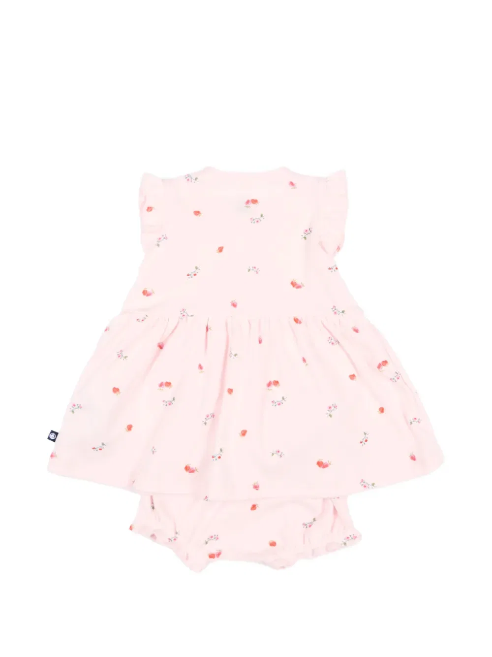 Платья с цветочным принтом (комплект из трех штук) Petit Bateau, розовый — фото 3