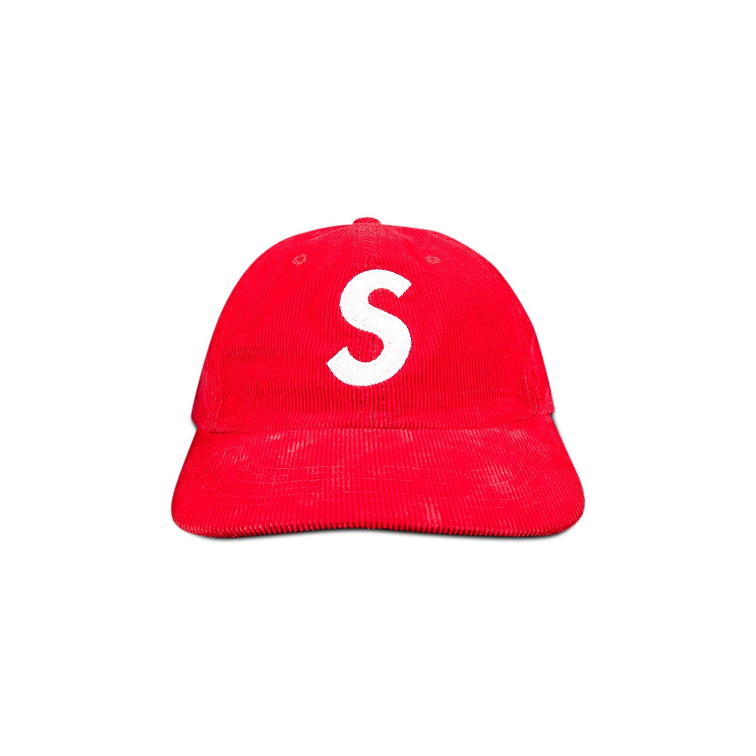 

Вельветовая рубашка Supreme Fine Wale S с логотипом, 6 панелей, красная