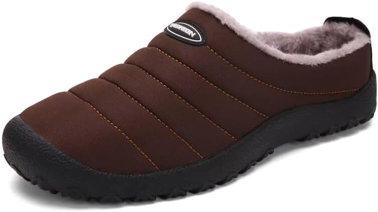 

Мужские женские домашние домашние теплые бархатные зимние тапочки Zonkacen для домашних уличных прогулок, черный