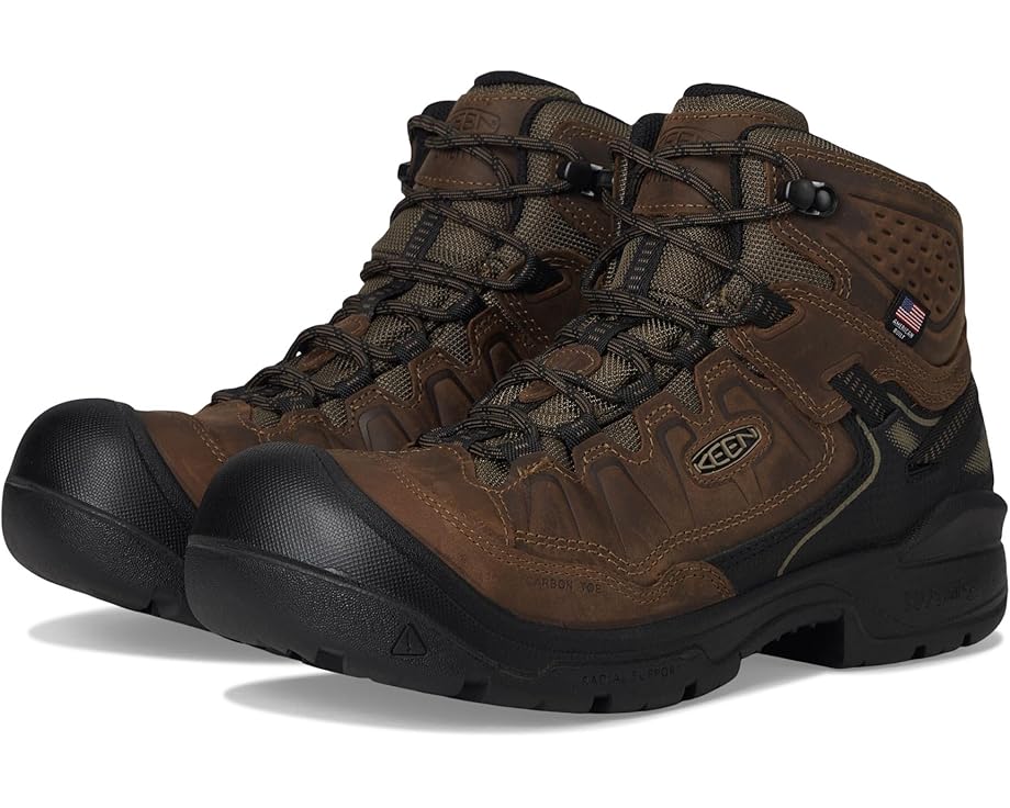 

Ботинки KEEN Utility Targhee IV WP Work Boot (Comp Toe), цвет Dark Earth/Black