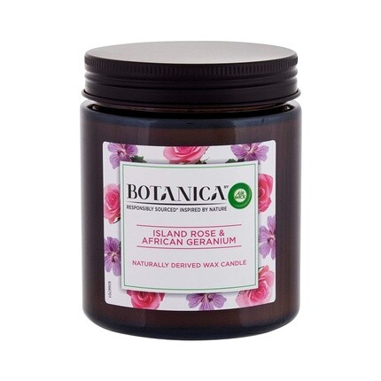 

Свеча Botanica Rose & African Geranium 205G, Air Wick