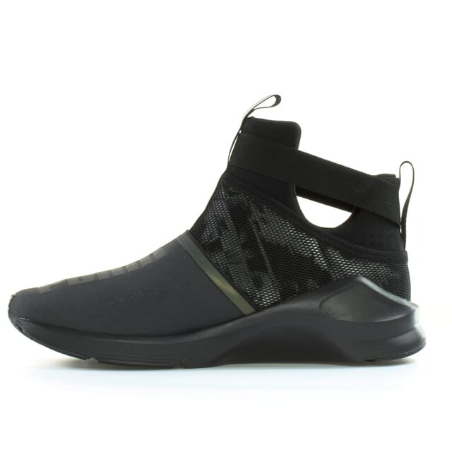 Текстильные женские слипоны Fierce Strap Swan 189461 01 Puma, черный — фото 4