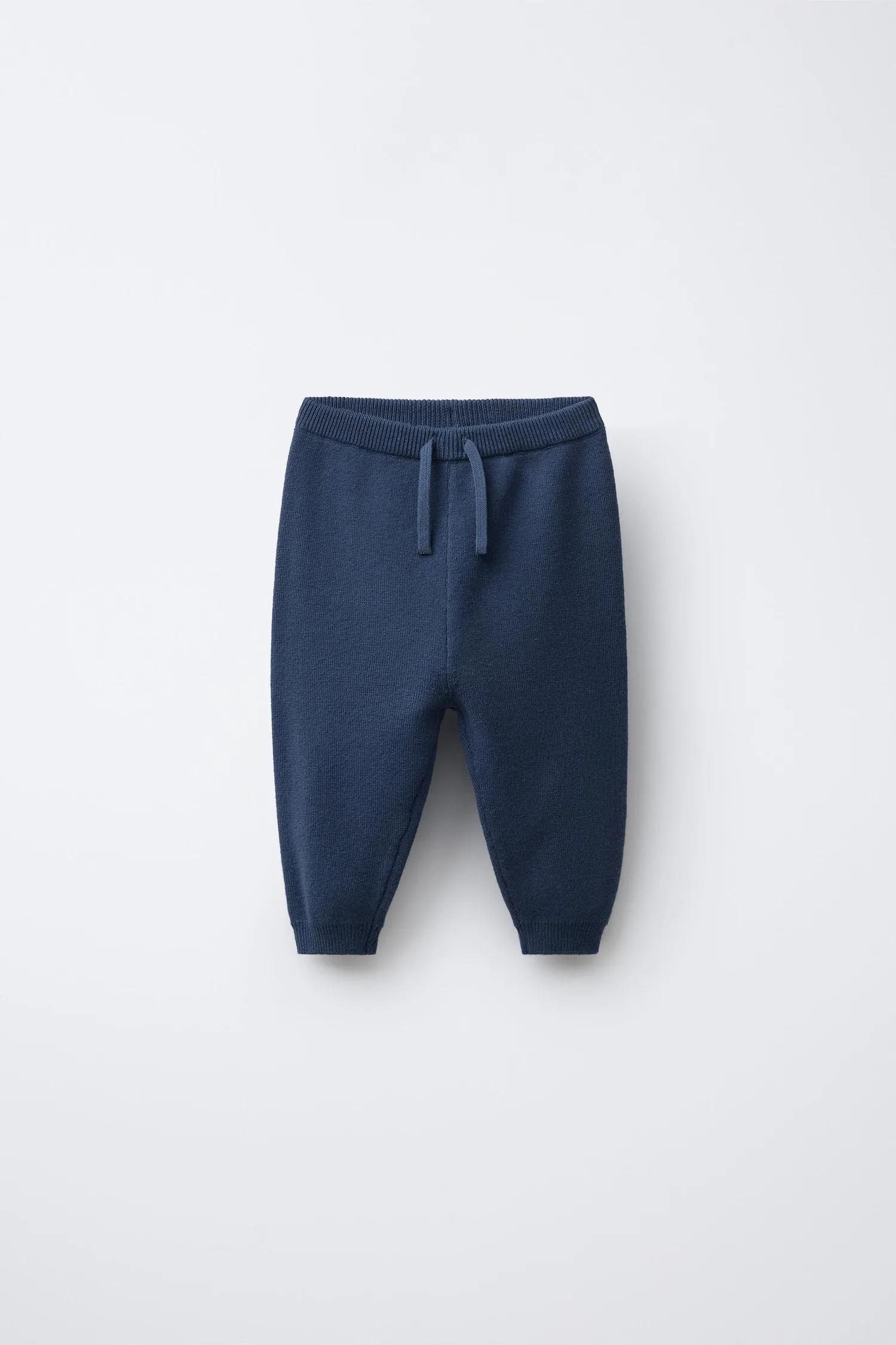 Вязаные спортивные штаны Zara, синий