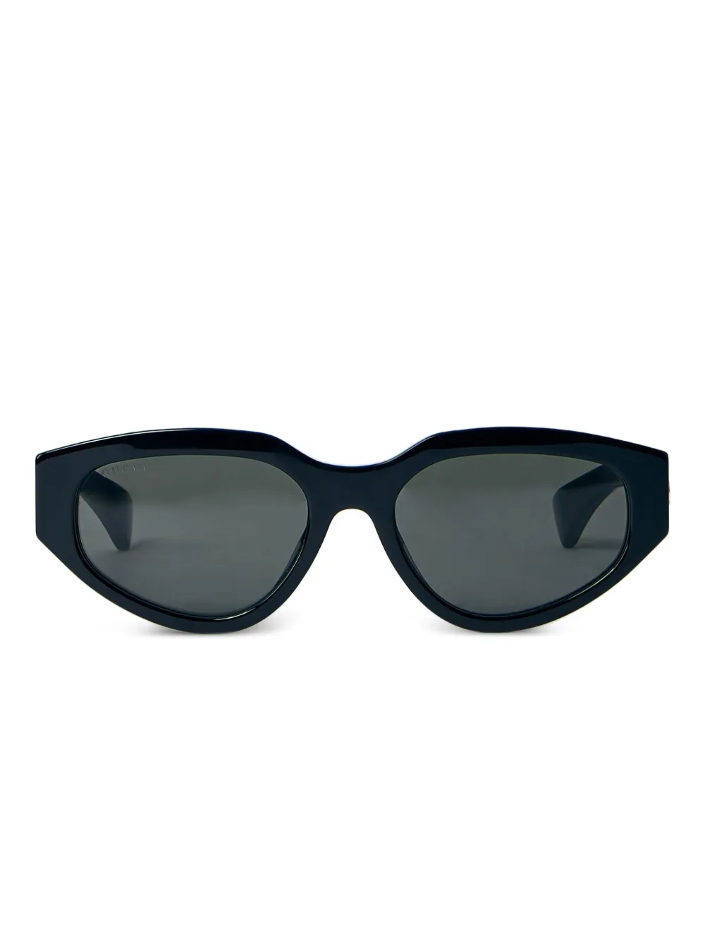 

Солнцезащитные очки в прямоугольной оправе Gucci Eyewear, черный
