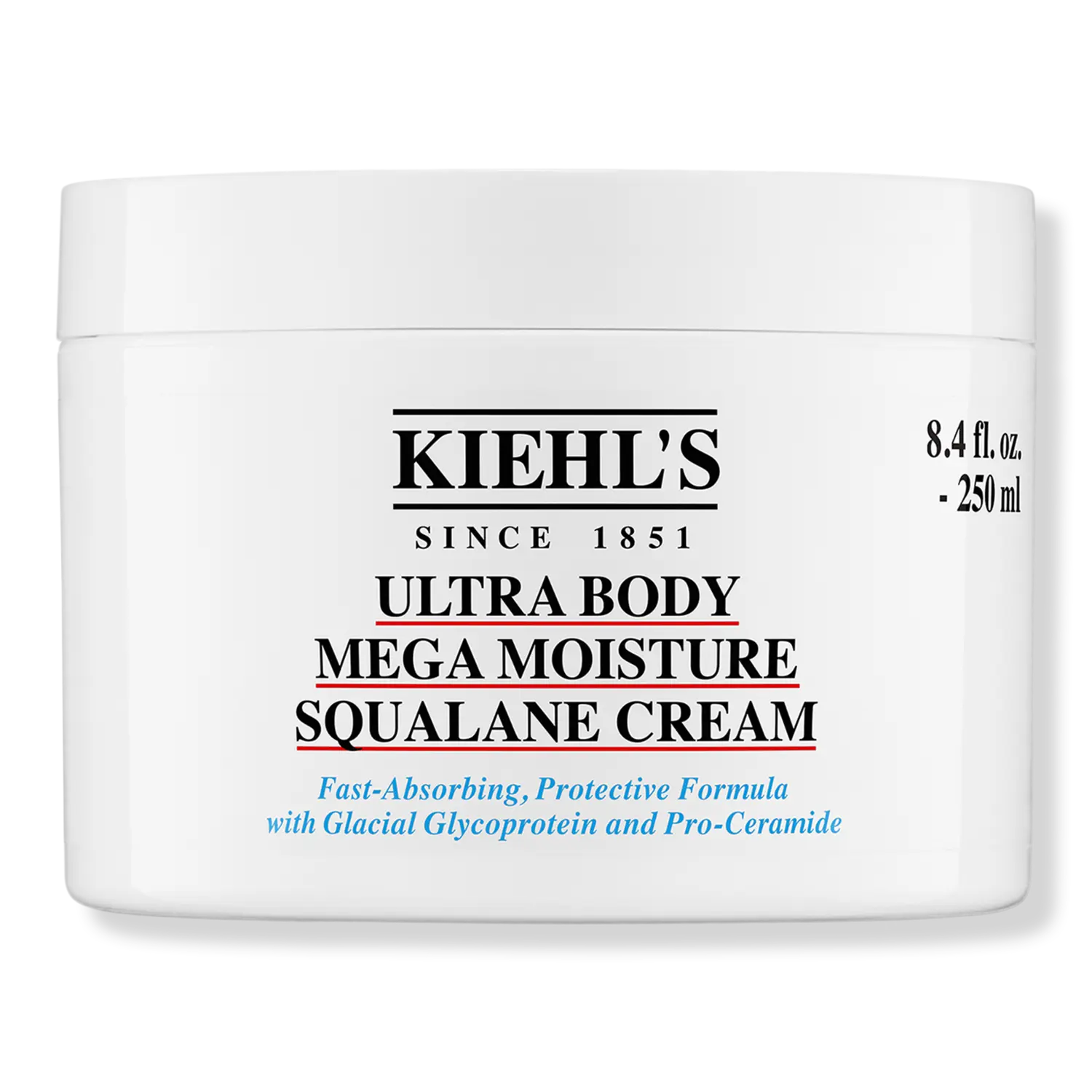 

Ультраувлажняющий крем для тела с скваланом Ultra Body Mega Moisture Kiehl's Since 1851, 8.4 oz