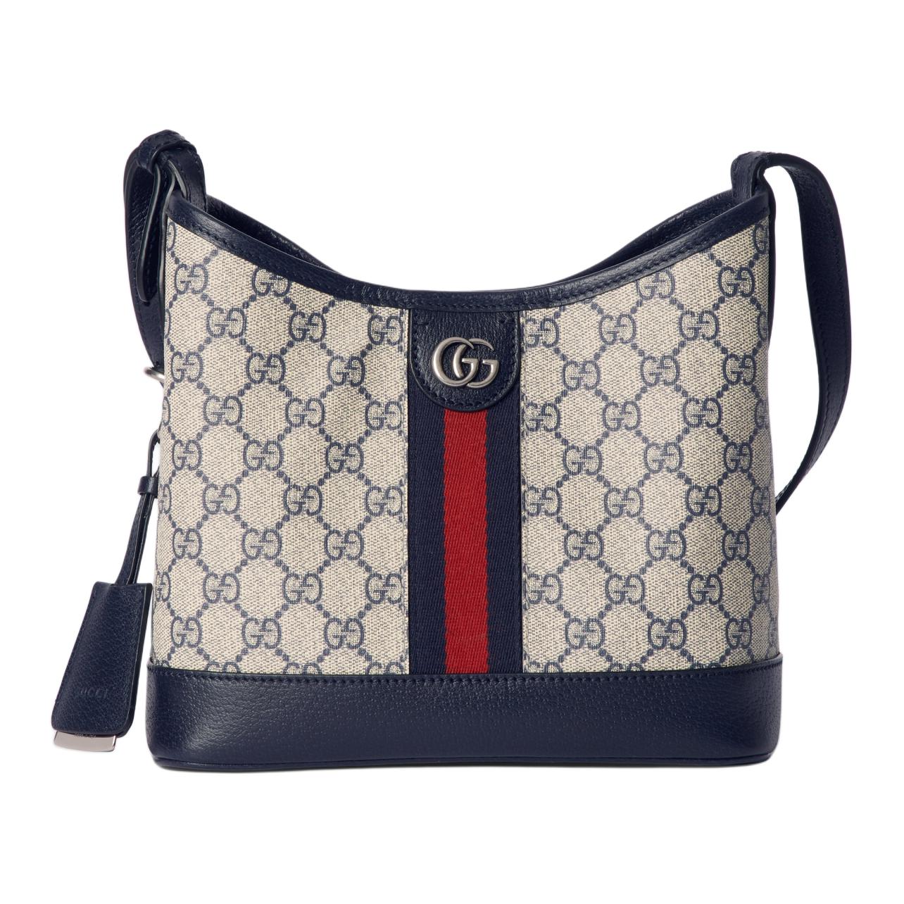 

GUCCI Сумка Ophidia из холста с кожаной отделкой