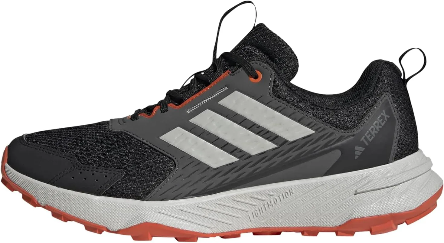 Мужские кроссовки Adidas Terrex Tracefinder для трейлраннинга, черный/серый/оранжевый