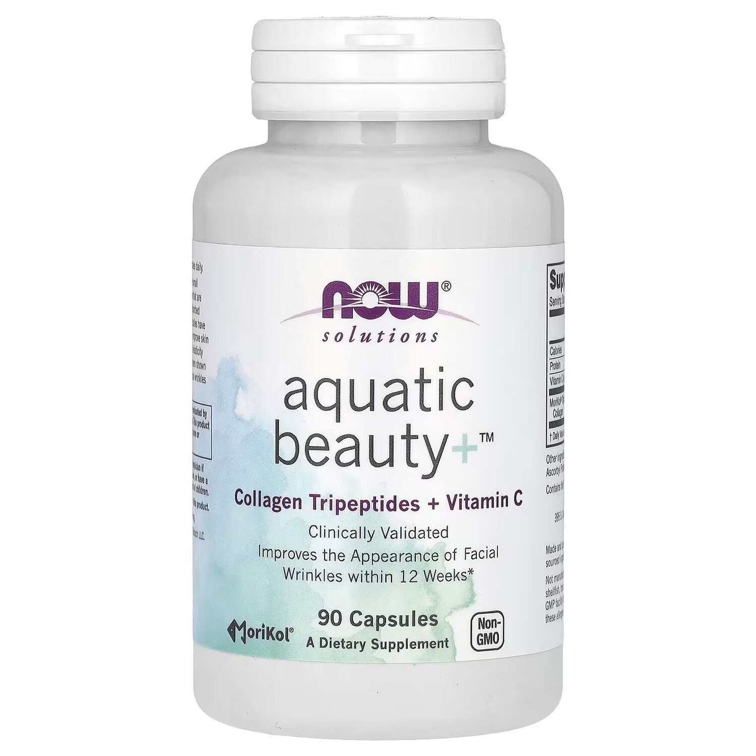 

Solutions, Aquatic Beauty+, 90 капсул Now Foods