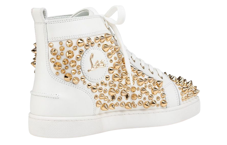 Christian Louboutin Стильные скейтбординг кроссовки CL мужские white — фото 4