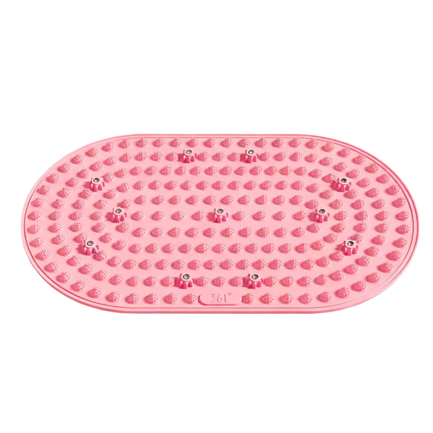 

Коврик для акупунктуры TPE унисекс 75*45 см 361°, розовый