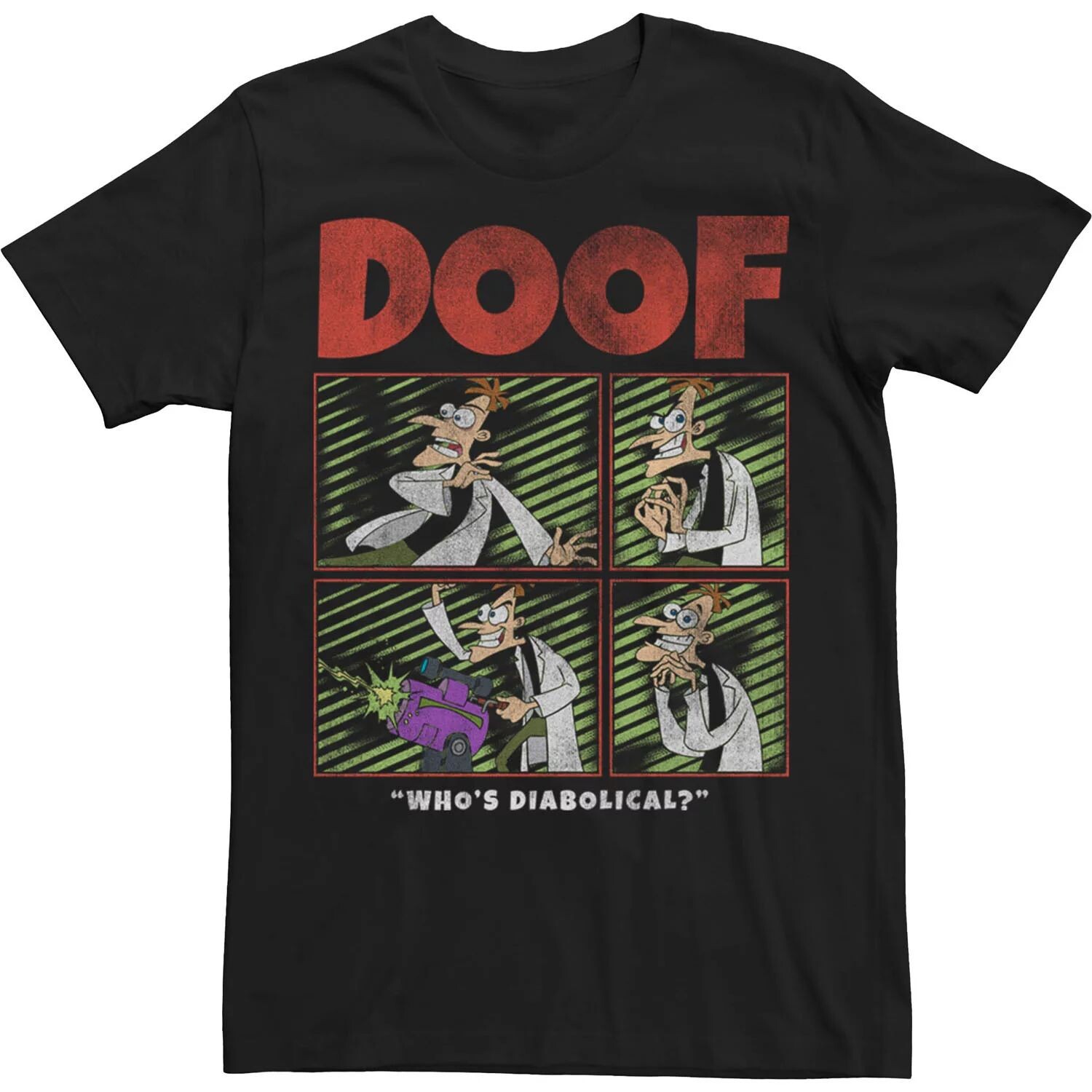 

Мужская футболка Disney Phineas And Ferb DOOF Box Up Licensed Character