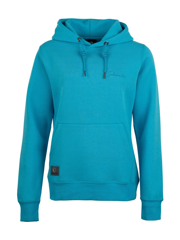 

Толстовка с капюшоном SCHIETWETTER, бирюзовый