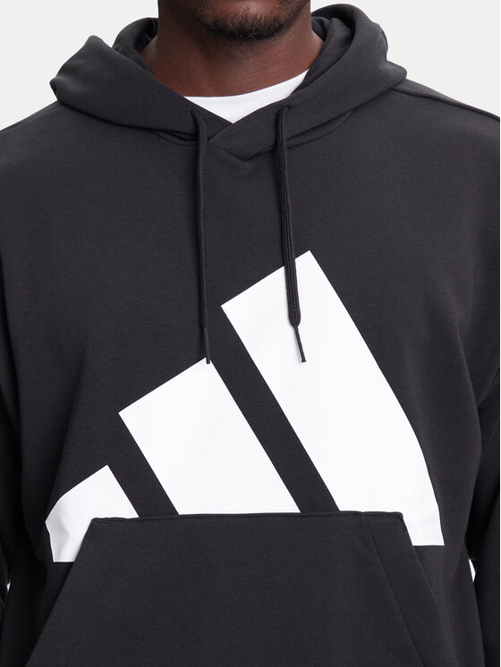 Толстовка обычного кроя Essentials Big Logo IN6164 Adidas, черный — фото 4