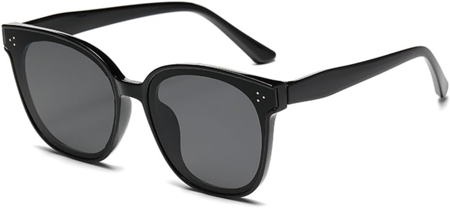 

Солнцезащитные очки LVTFCO в винтажном стиле для женщин, с большими овальными линзами, для мужчин, в стиле ретро, ​​черные, солнцезащитные очки-маска UV400 UV400, Black