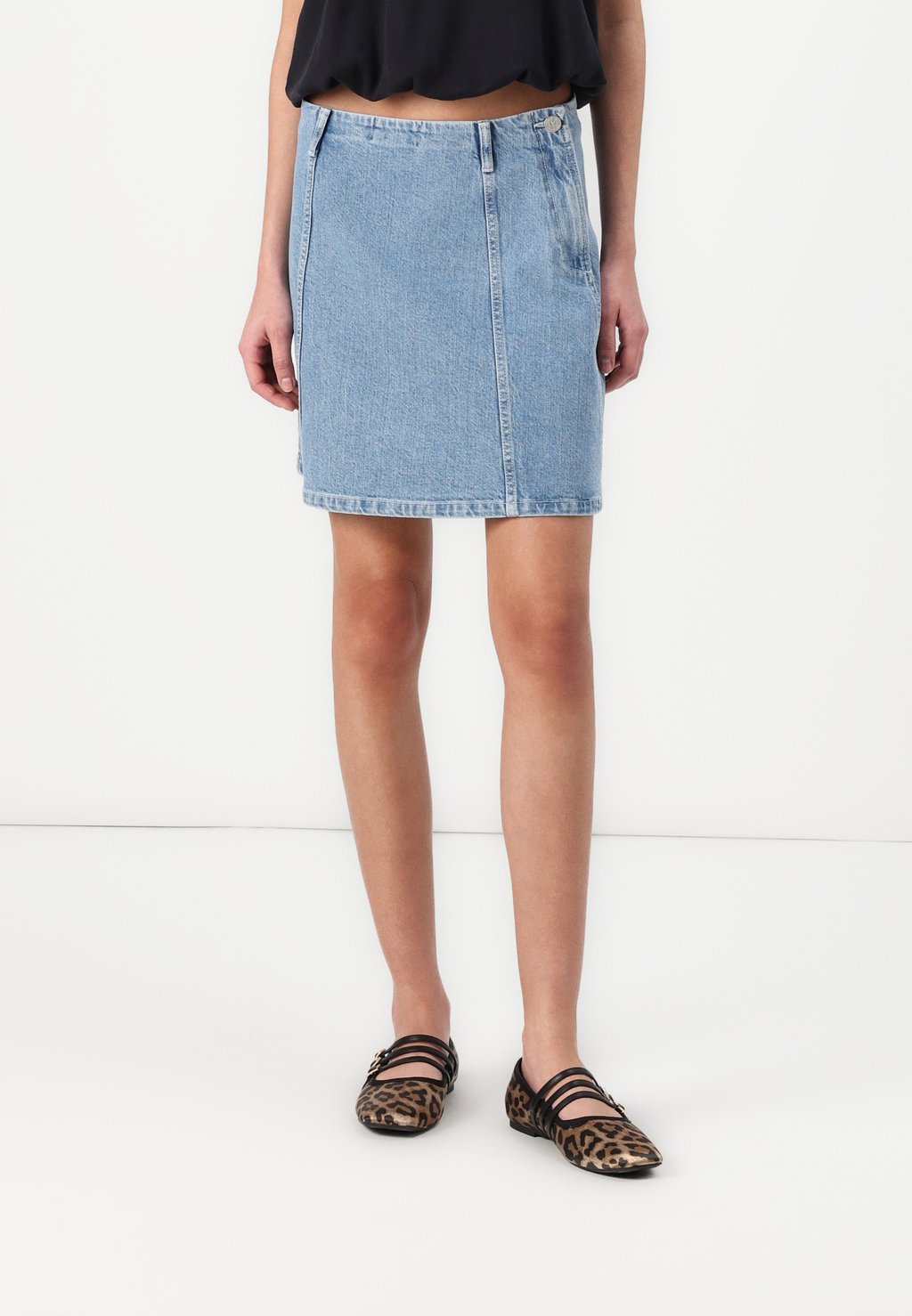 

Мини-юбка MSCHELIDA ADA SKIRT - Denim skirt MSCH Copenhagen, светло-голубой
