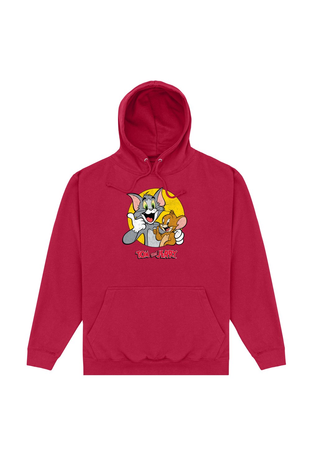 

Толстовка TOM AND JERRY THUMBS UP con cappuccio Henry Tiger, темно-красный