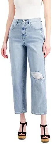 

Style & Co. Женские джинсы Mom Cropped Straight Curvy Fit