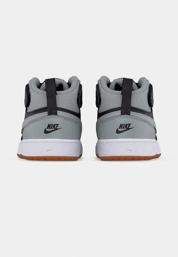 Унисекс высокие кроссовки court borough 2 Nike Sportswear, Black/Light Smoke Grey/White/Med Brown — фото 4