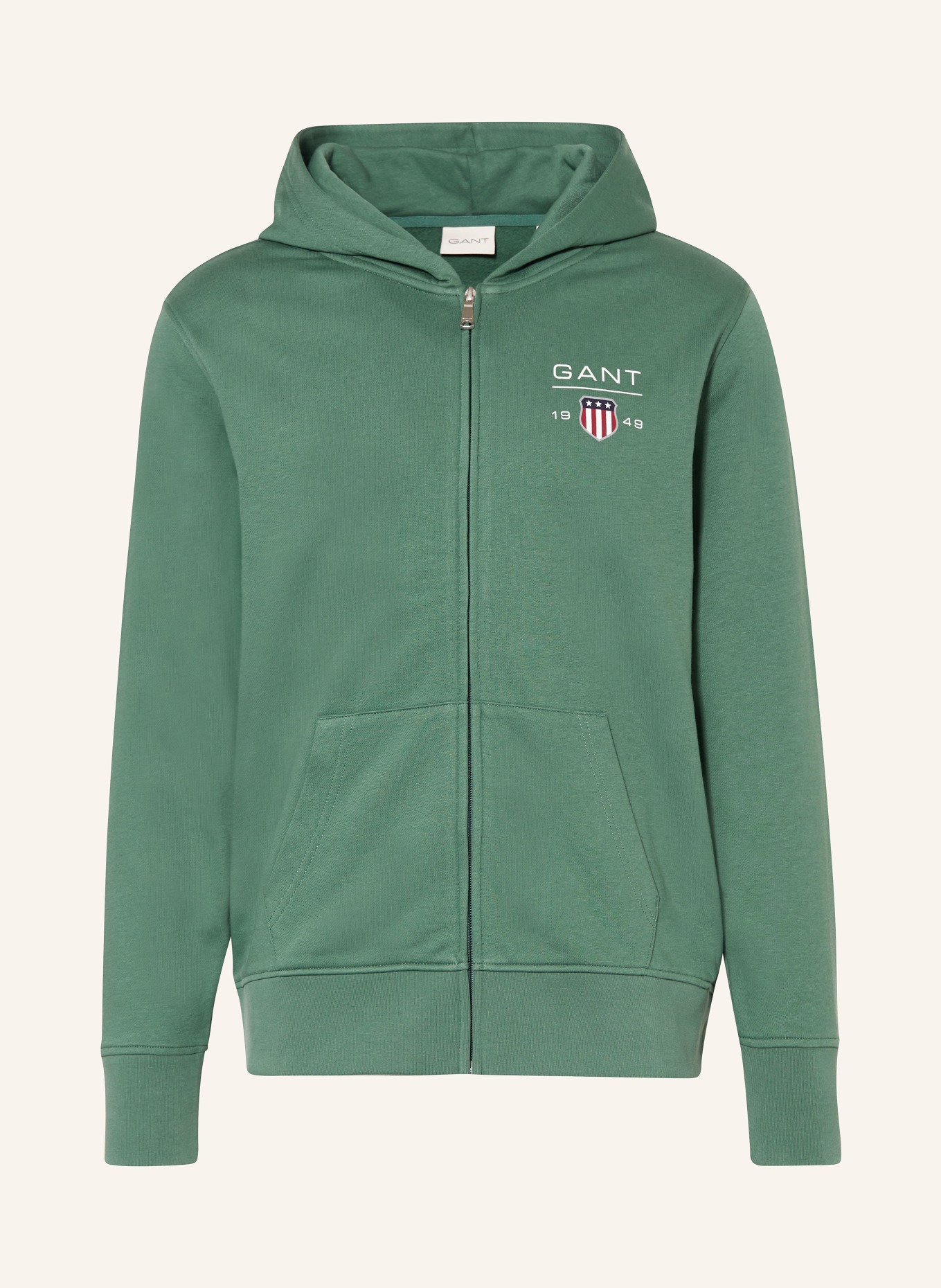 

Толстовка Gant, зеленый