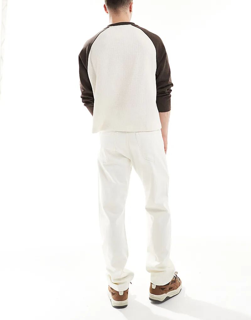 

Джинсы Jack & Jones Chris прямого кроя цвета экрю