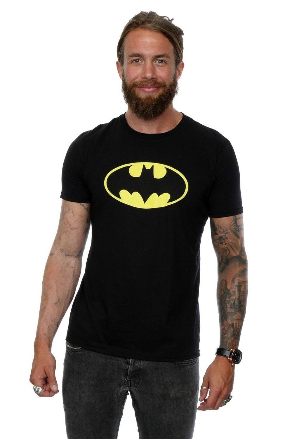 

Футболка с логотипом Бэтмена DC Comics, черный
