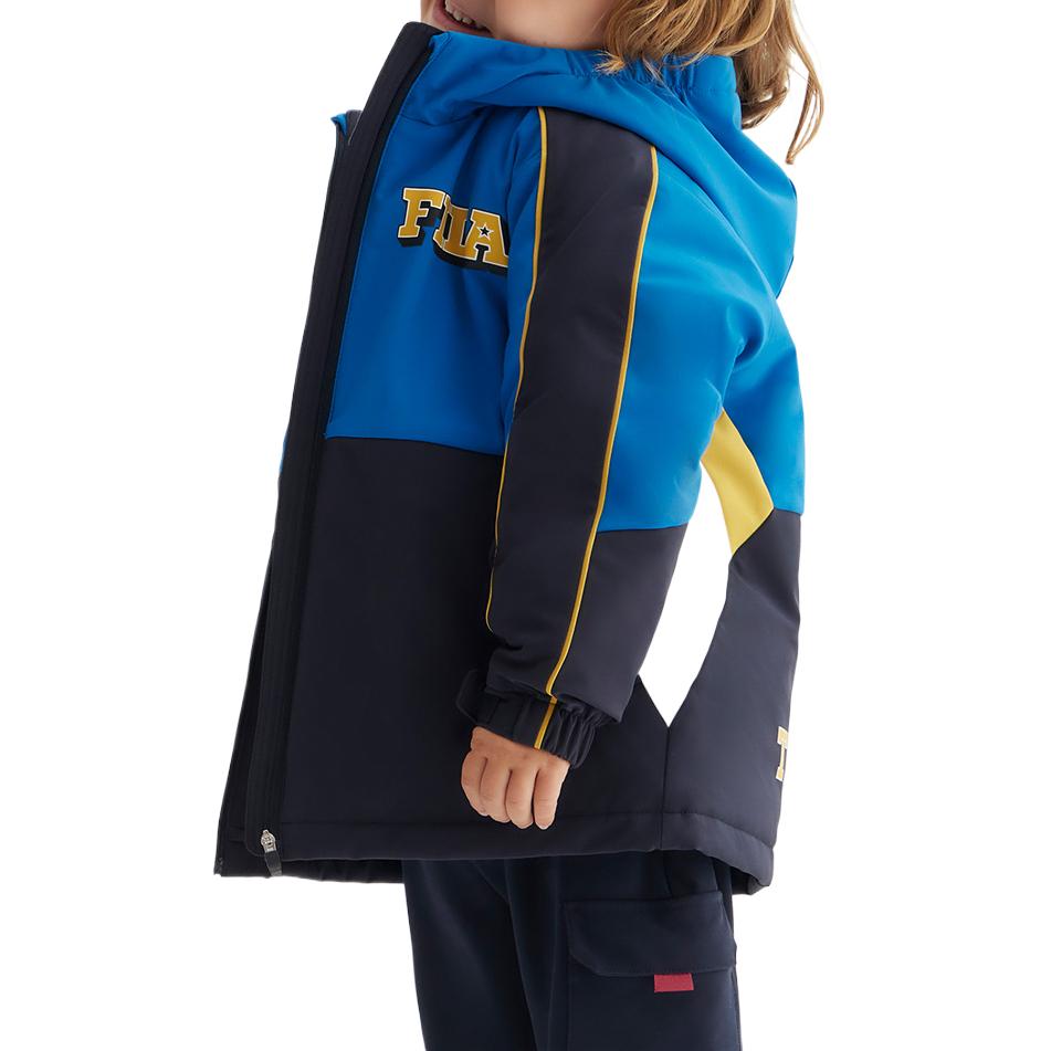 Ветровка Steel Blue для детей 3-7 лет FILA KIDS, синий — фото 3