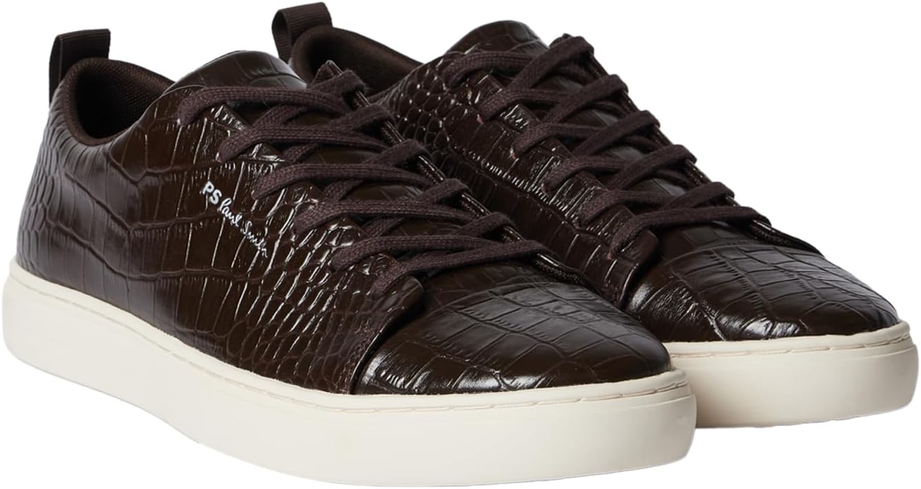 Мужские кроссовки Paul Smith, Lee Brown Croc, темно-коричневый — фото 3