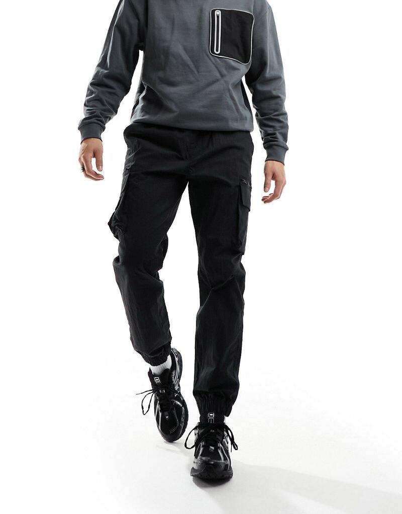 

Черные брюки карго River Island Astro