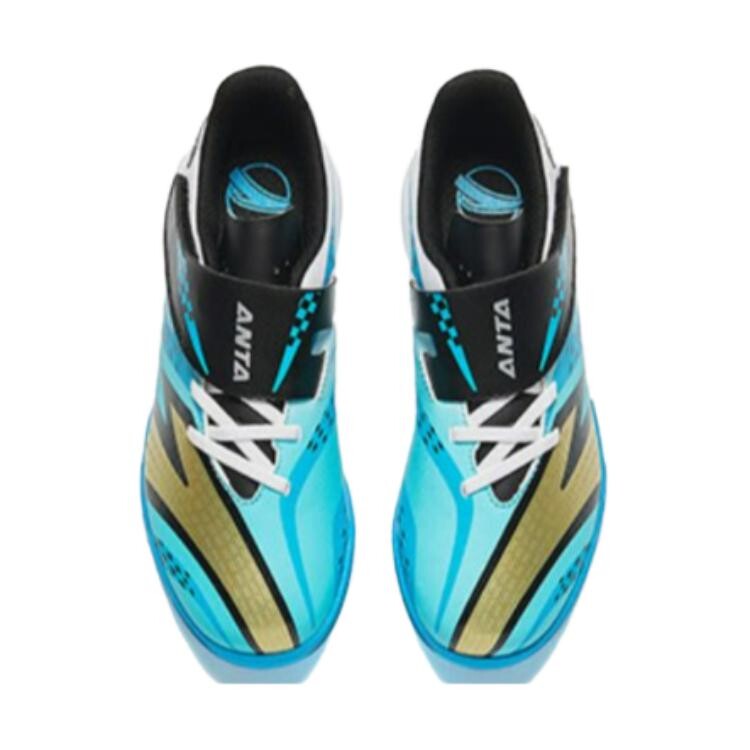 Детские футбольные бутсы GS Low-top Athletic Синие/Черные/Металлик Золотой Anta Kids — фото 4
