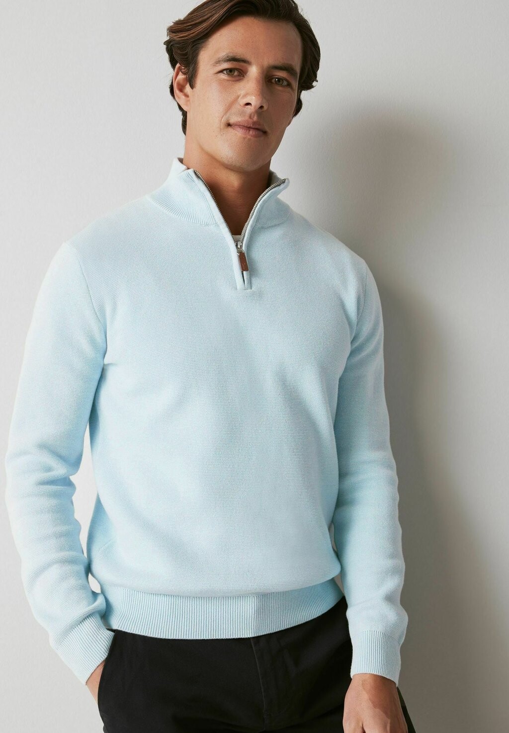 

Свитер Premium Zip Neck Next, цвет sky blue